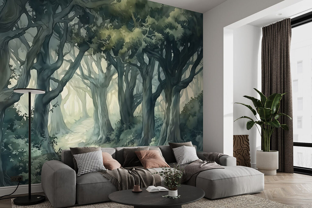 Sentiero tra alberi contorti — ambiente 4