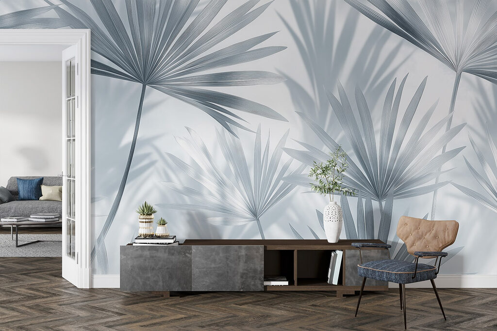 Ventagli di palma luminosi — ambiente 3