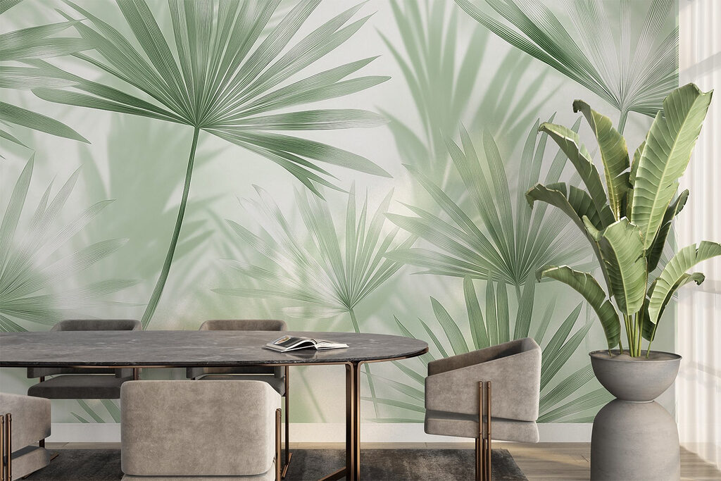 Ventagli di palma luminosi — ambiente 2