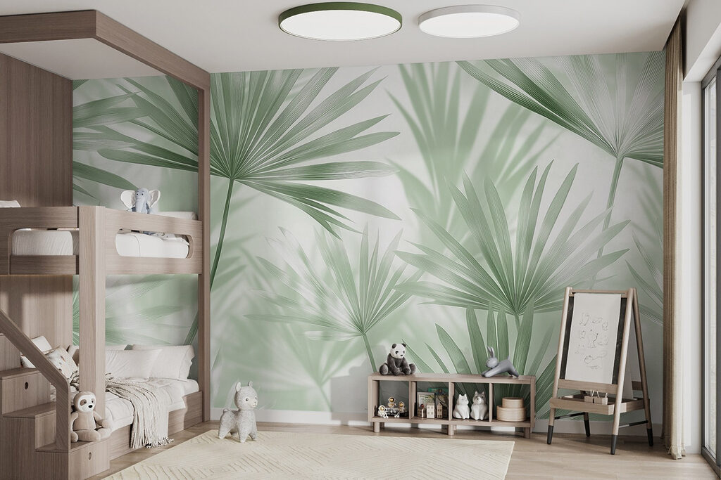Ventagli di palma luminosi — ambiente 6