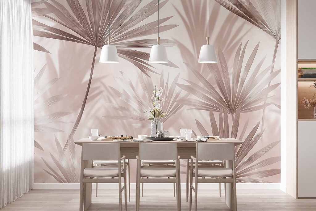 Ventagli di palma luminosi — ambiente 2