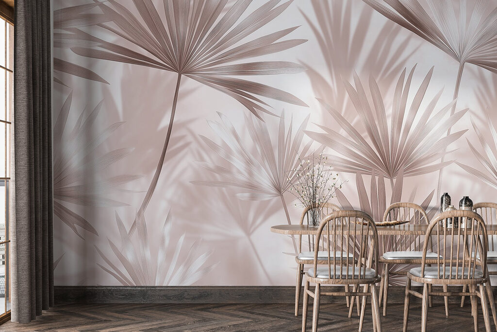 Ventagli di palma luminosi — ambiente 3