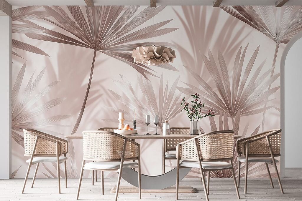 Ventagli di palma luminosi — ambiente 4
