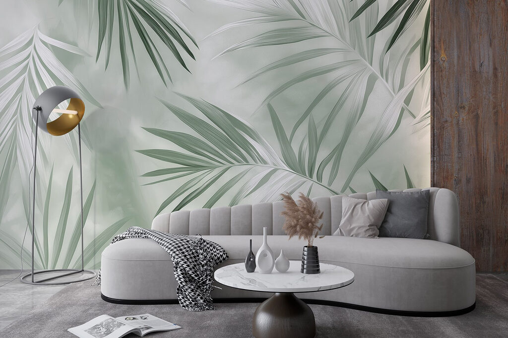 Foglie di palma incrociate — ambiente 3