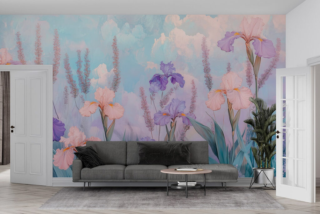 Iris tra nuvole rosa — ambiente 4