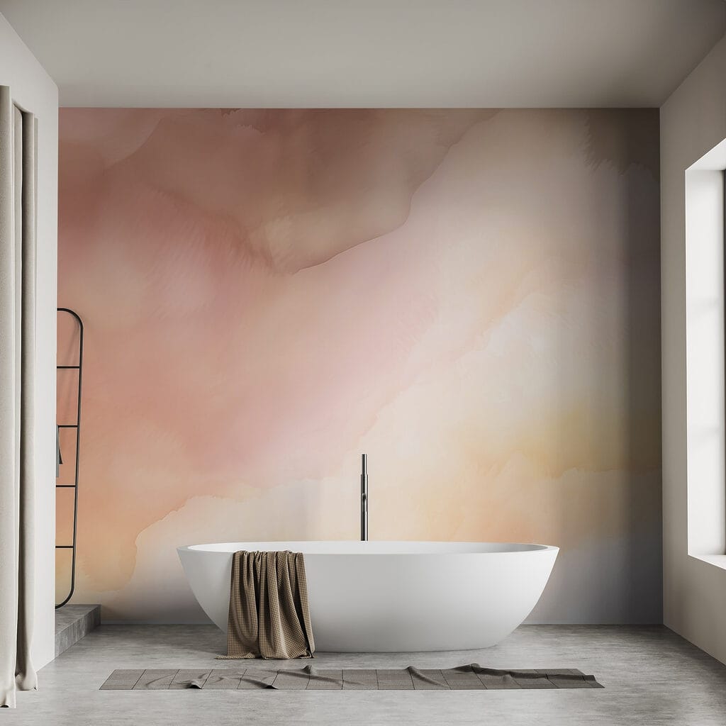 Velature rosa e gialle in un ambiente