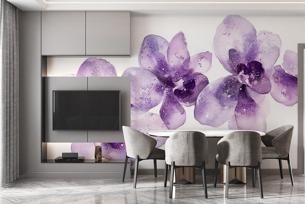 Orchidee ad acquerello — ambiente 3