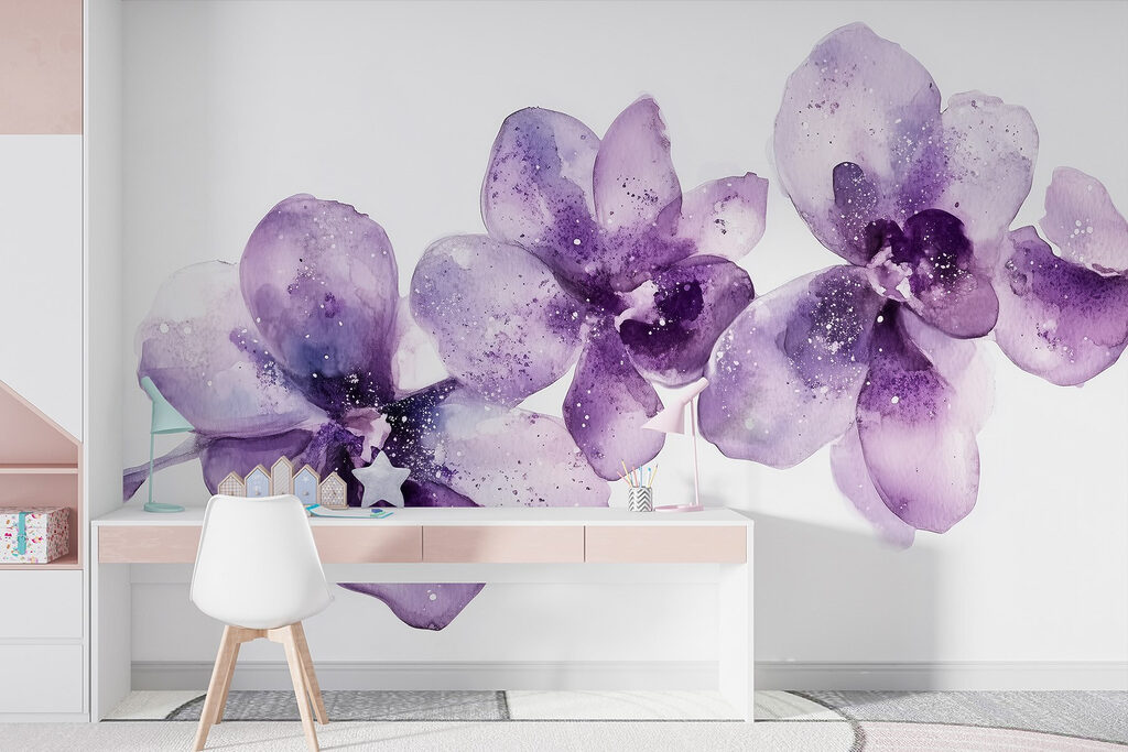 Orchidee ad acquerello — ambiente 5