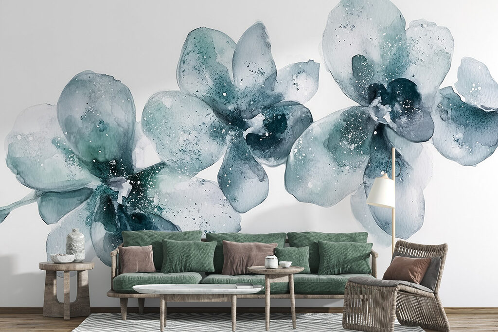 Orchidee ad acquerello — ambiente 3