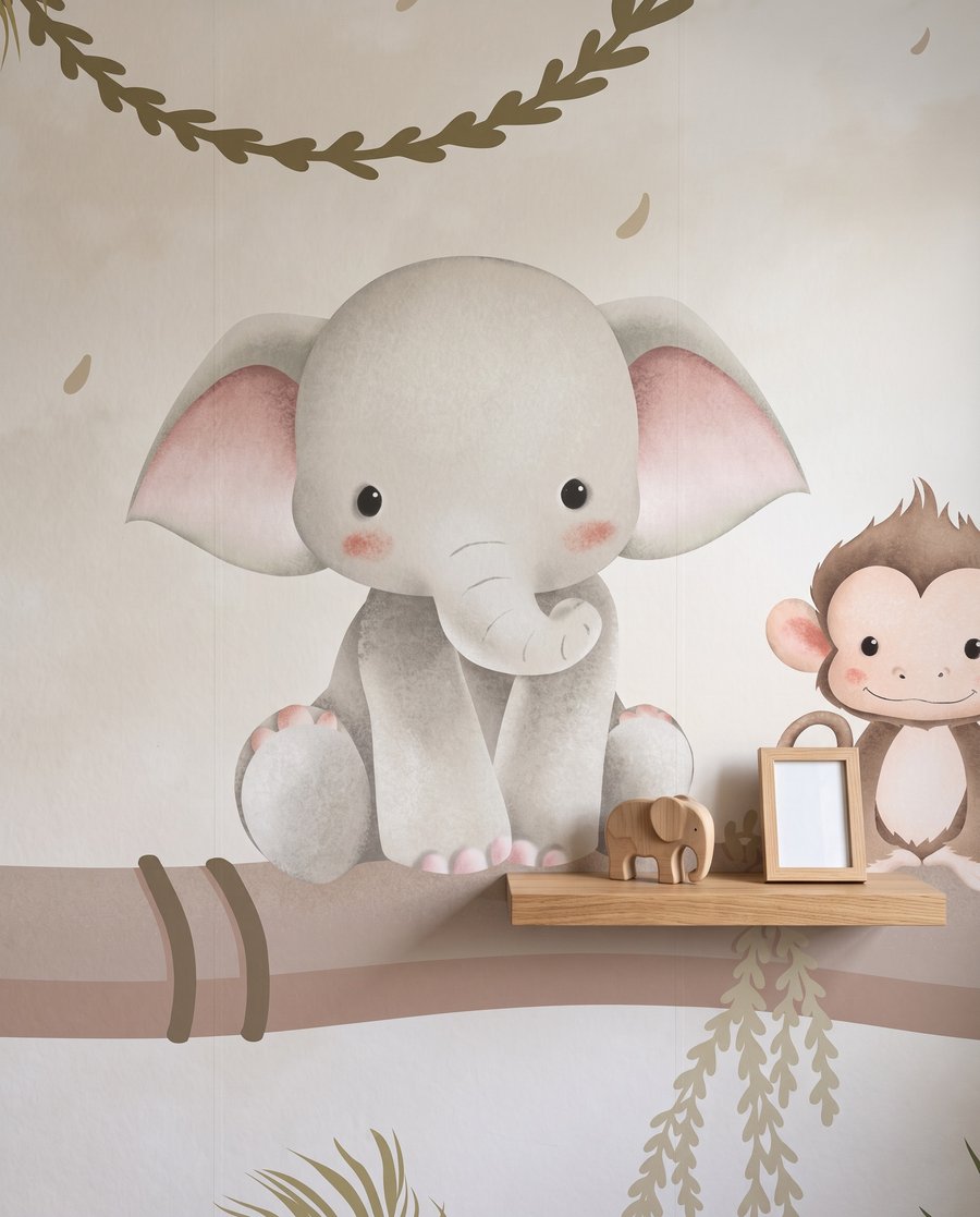 Animali su un ramo — dettaglio