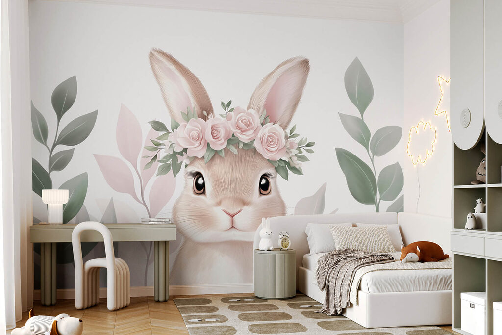 Coniglietto con ghirlanda — ambiente 1