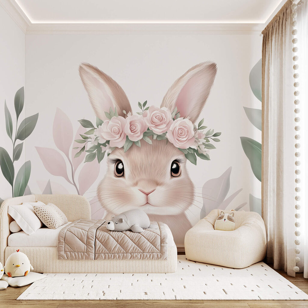 Coniglietto con ghirlanda — ambiente 3