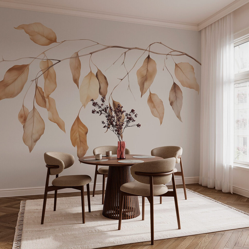 Foglie brune che pendono — ambiente 2