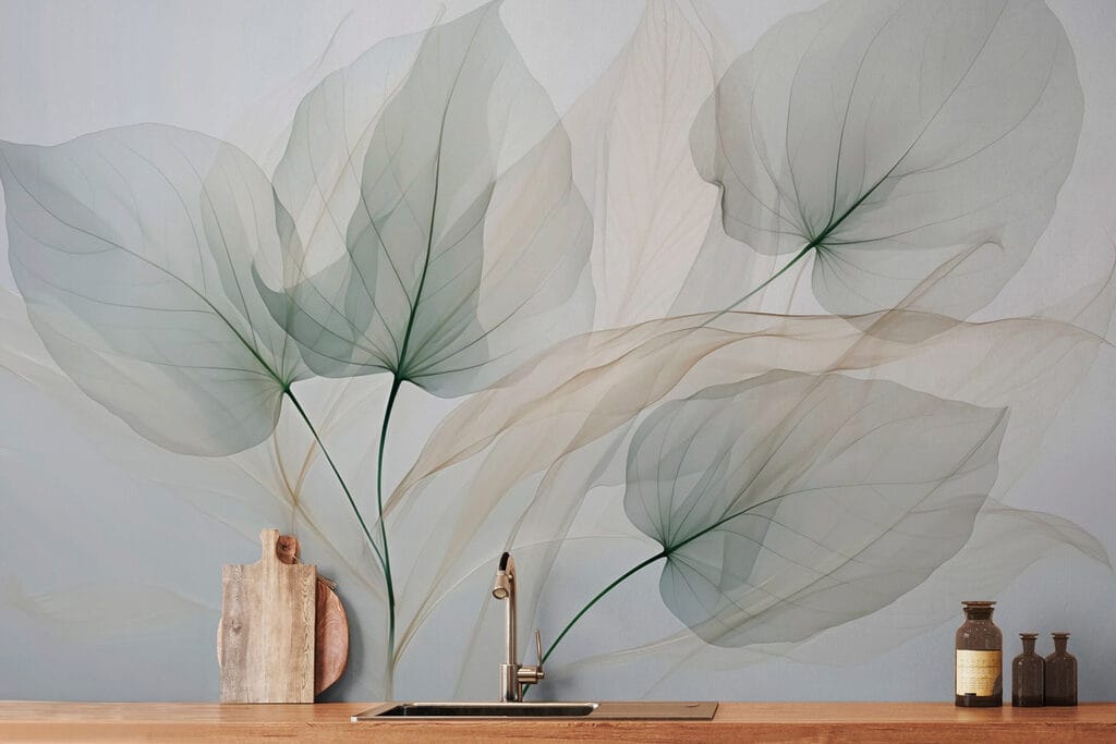 Foglie trasparenti sui rami — ambiente 2