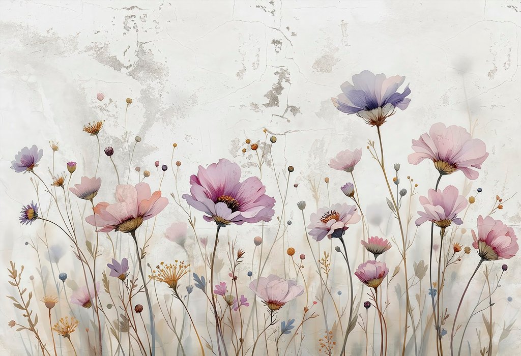 Fiori su steli lunghi — design completo