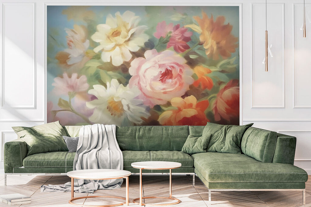 Bouquet estivo a pennellate — ambiente 3