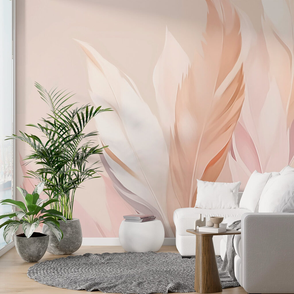 Foglie chiare color pesca — ambiente 2