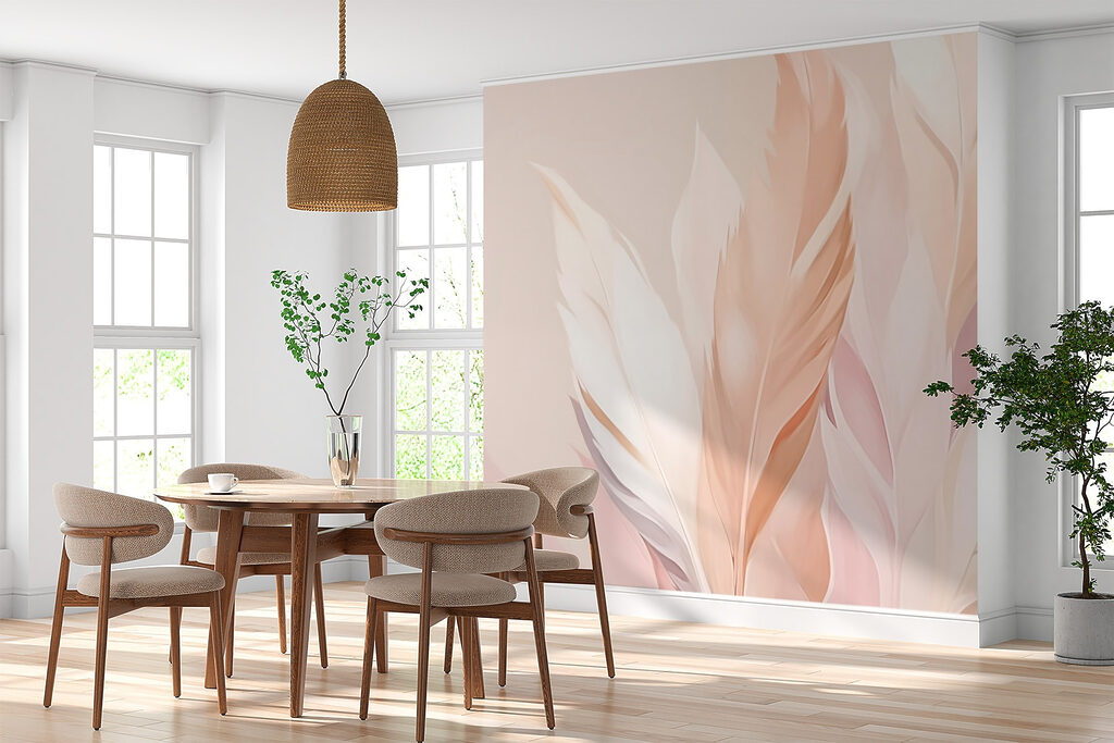 Foglie chiare color pesca — ambiente 3