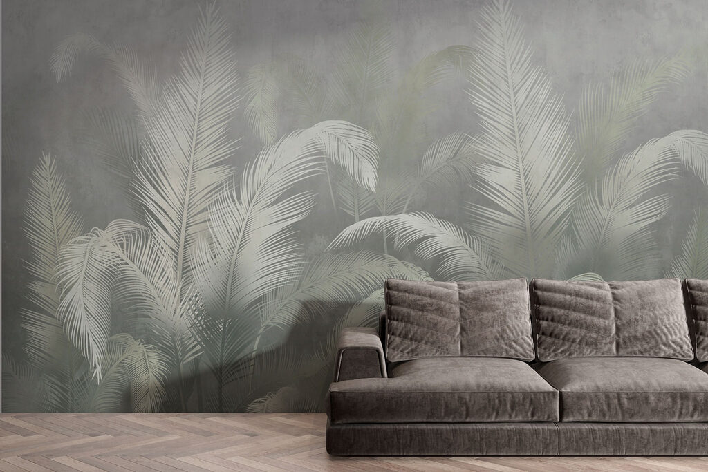 Piume grigie con rosa — ambiente 2