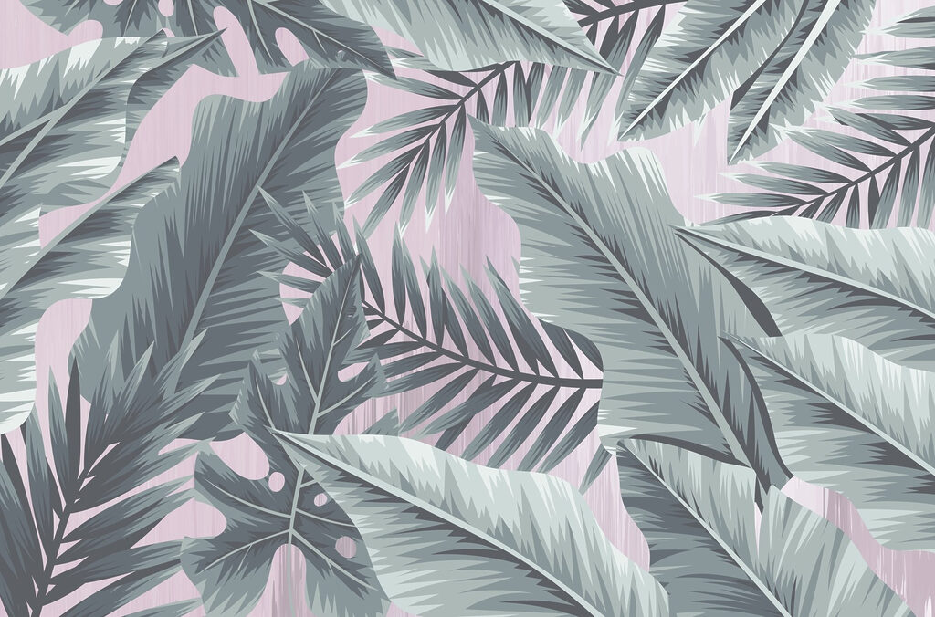 Foglie di palma fitte — design completo