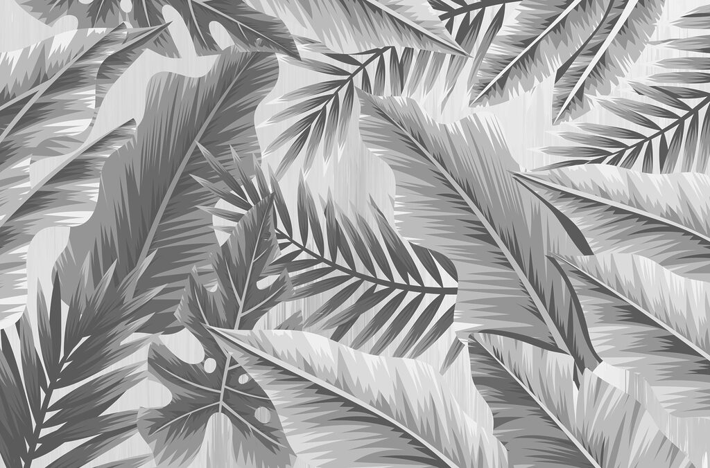 Foglie di palma fitte — design completo