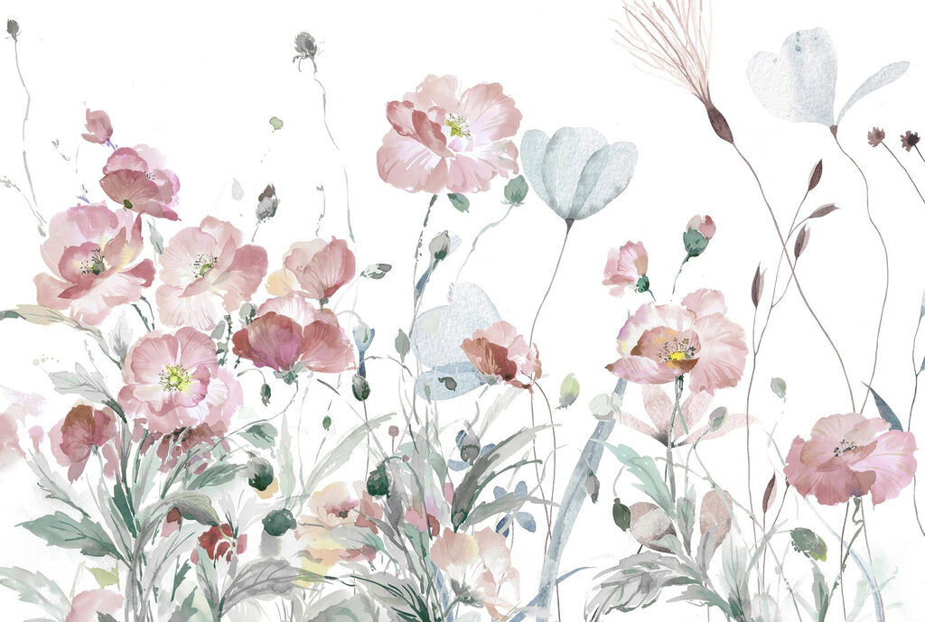 Macchie rosa e verdi — design completo