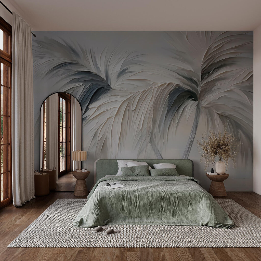 Due palme in rilievo — ambiente 1