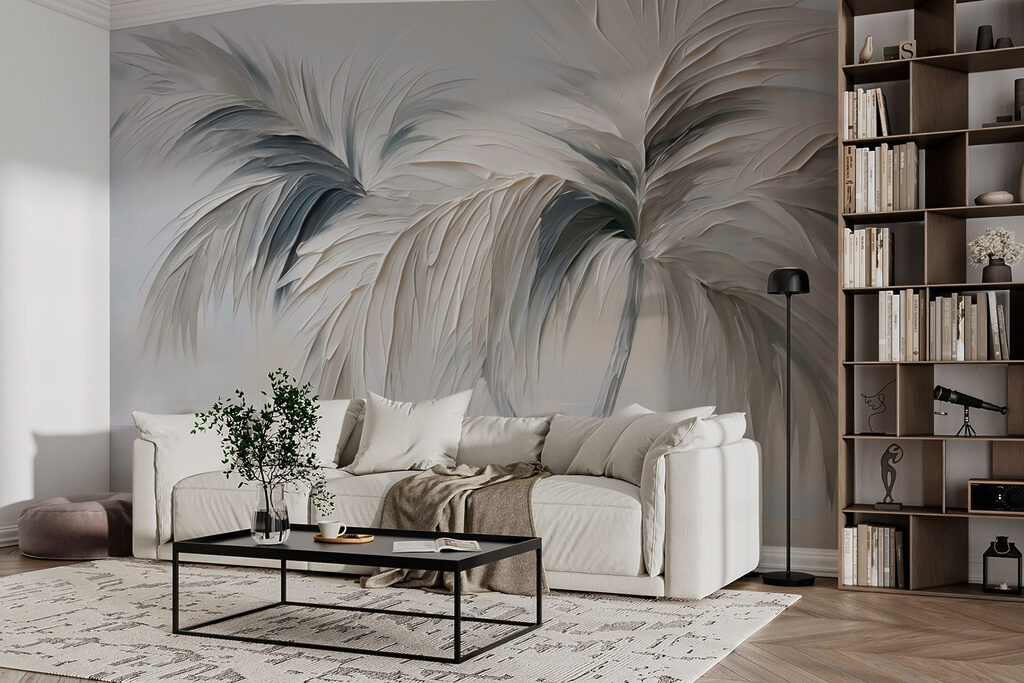 Due palme in rilievo — ambiente 2