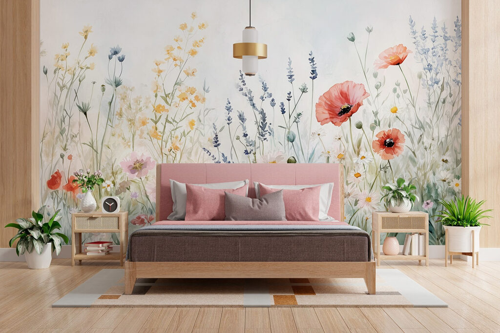 Prato di fiori colorati — ambiente 2