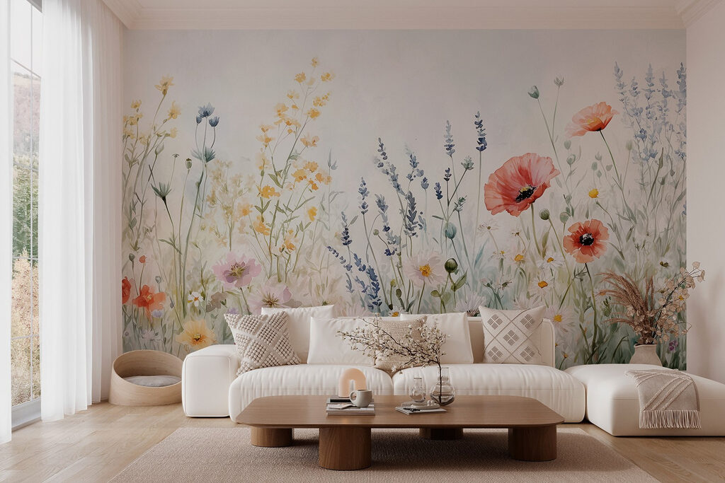 Prato di fiori colorati — ambiente 3
