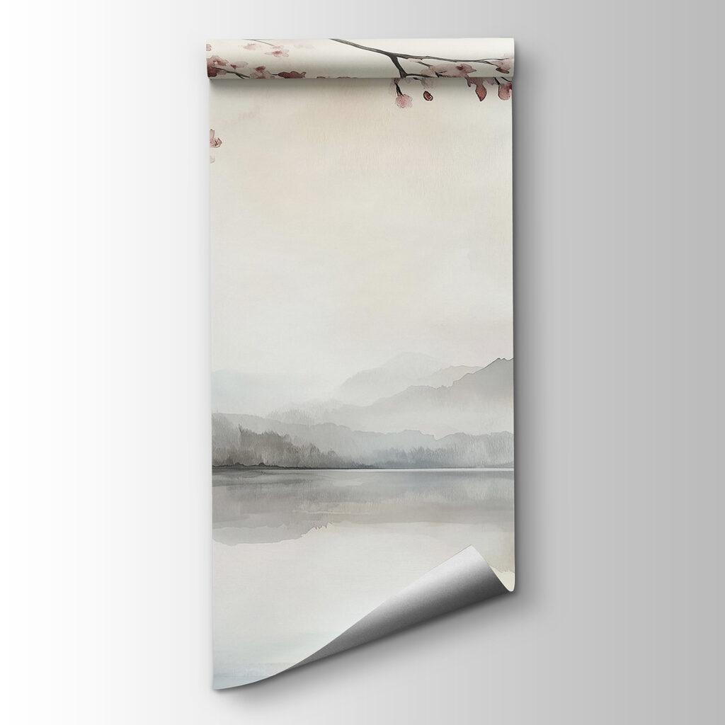 Lago silenzioso e monti — vista del prodotto