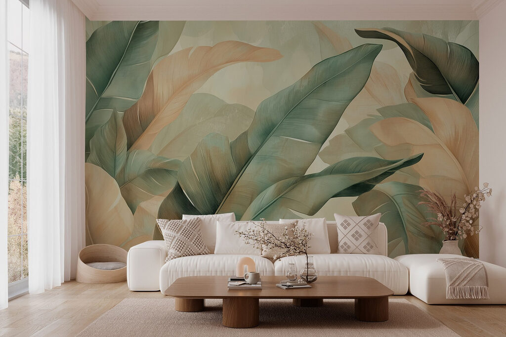 Foglie verdi color sabbia — ambiente 3