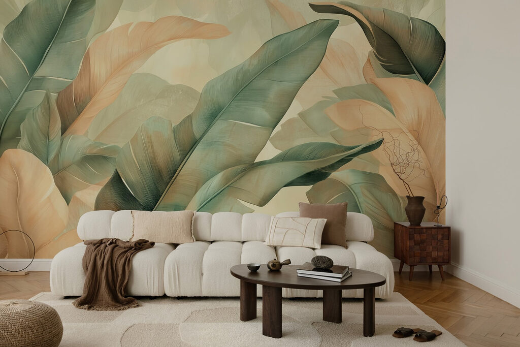 Foglie verdi color sabbia — ambiente 4