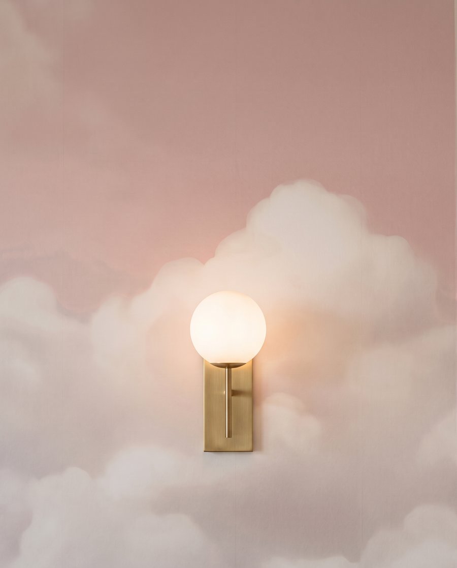 Nuvole bianche nel cielo — dettaglio