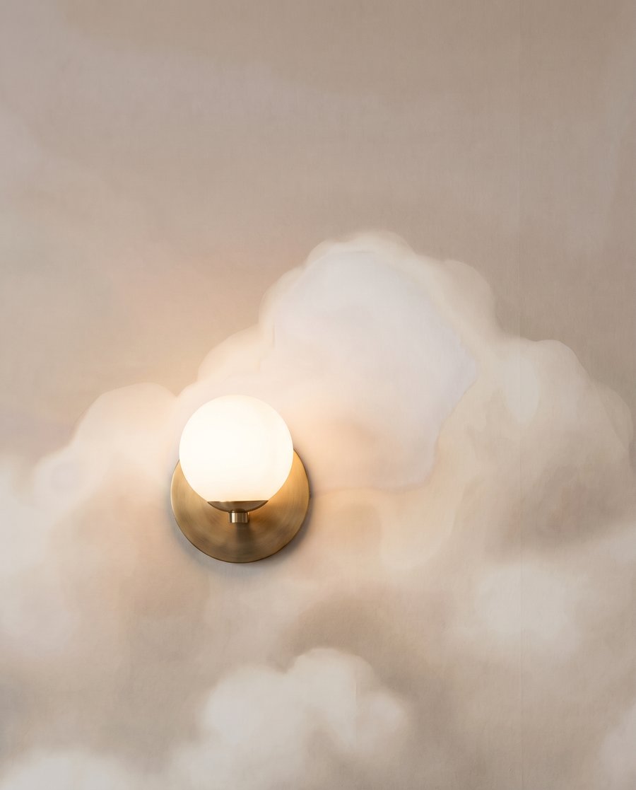 Nuvole bianche nel cielo — dettaglio