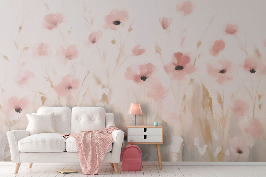 Prato di fiori rosa — ambiente 2