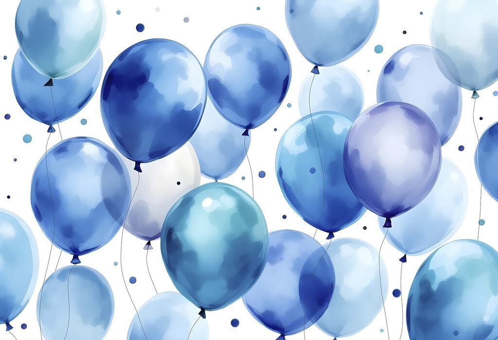 Palloncini con puntini — design completo