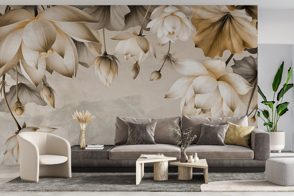 Fiori pendenti color albicocca — ambiente 4