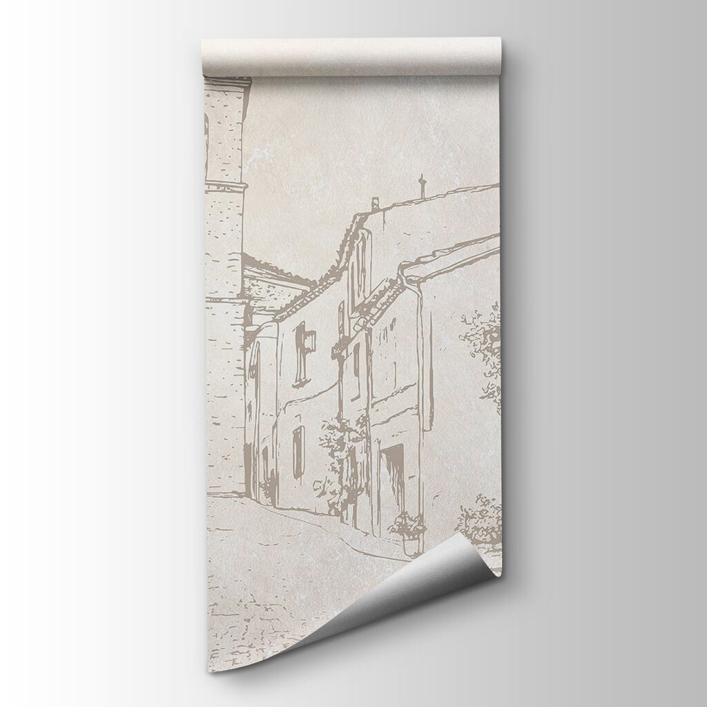 Strada antica su beige — vista del prodotto