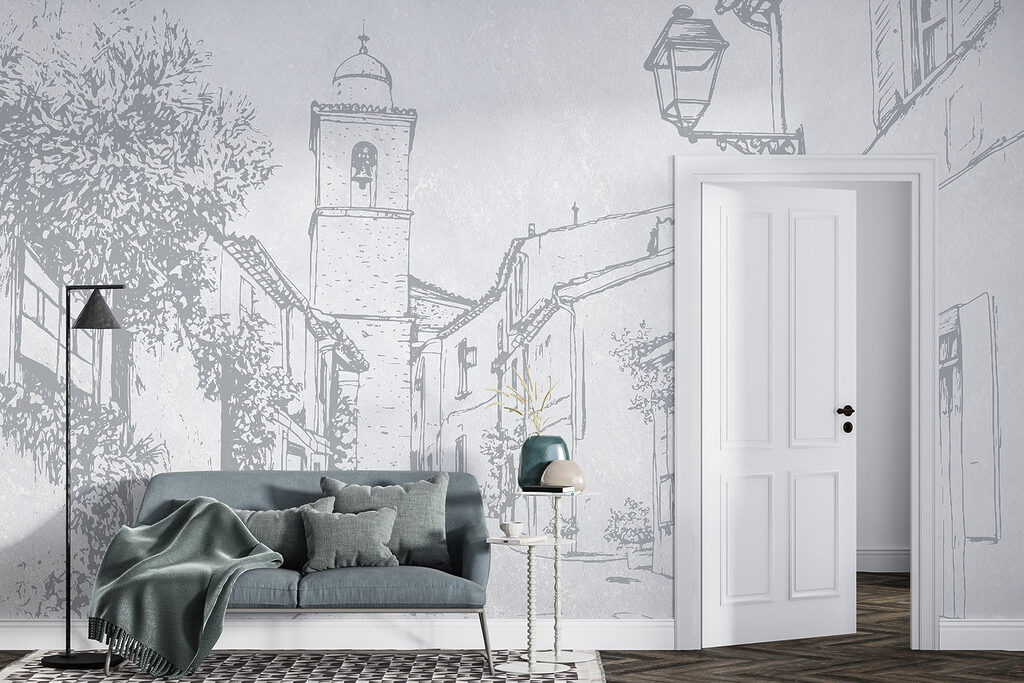 Strada antica su beige — ambiente 2