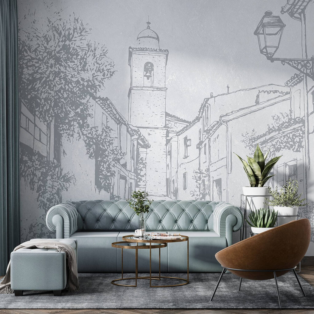Strada antica su beige — ambiente 3