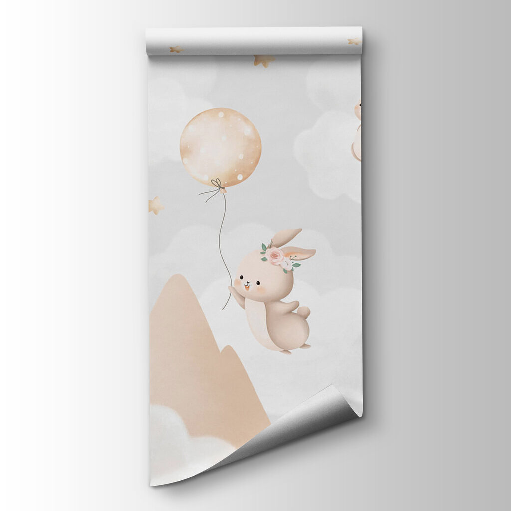 Coniglietti con palloncini — vista del prodotto