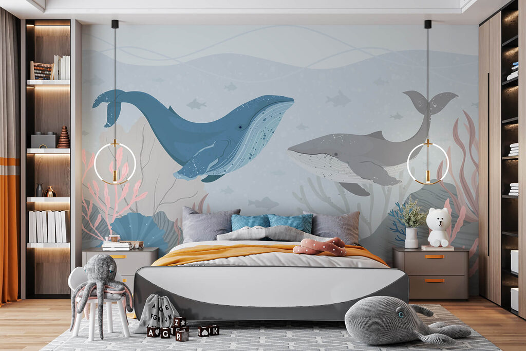 Balene nel mare — ambiente 4