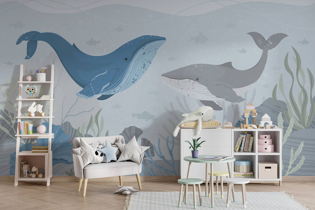 Balene nel mare — ambiente 2