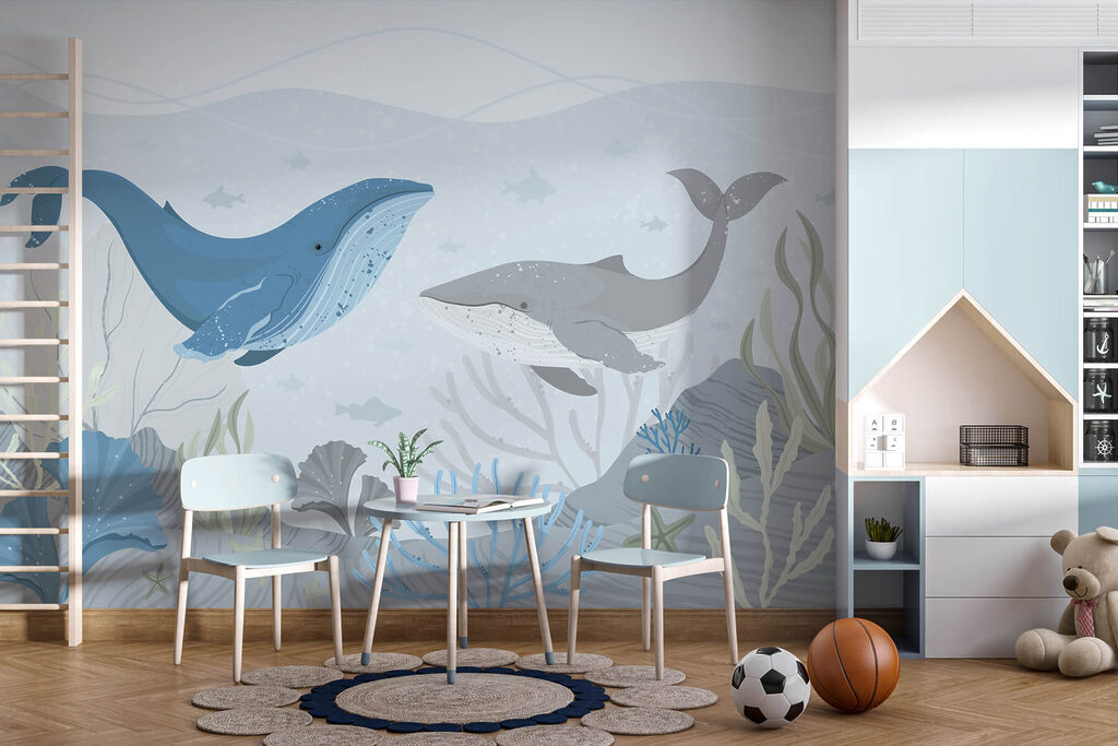 Balene nel mare — ambiente 3