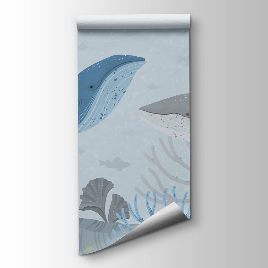 Balene nel mare — vista del prodotto
