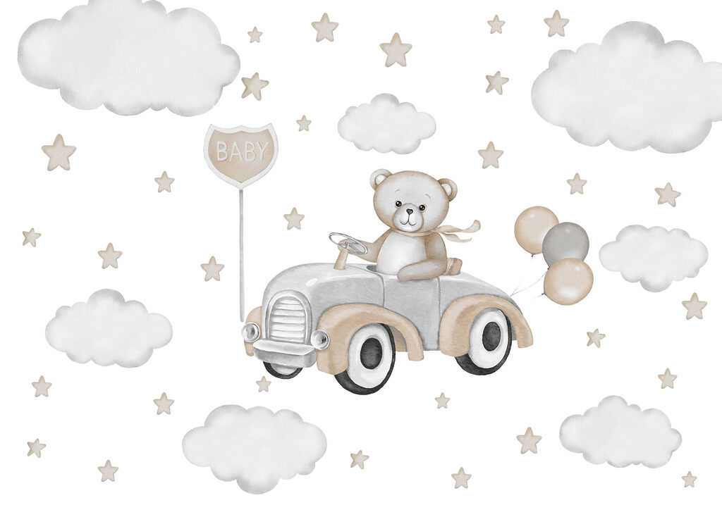 Orsetto tra le nuvole — design completo