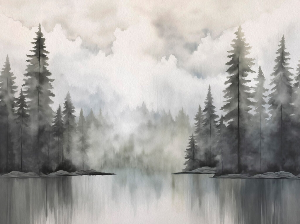 Pini sul lago — design completo