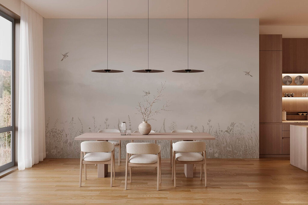 Uccellini sul prato — ambiente 3