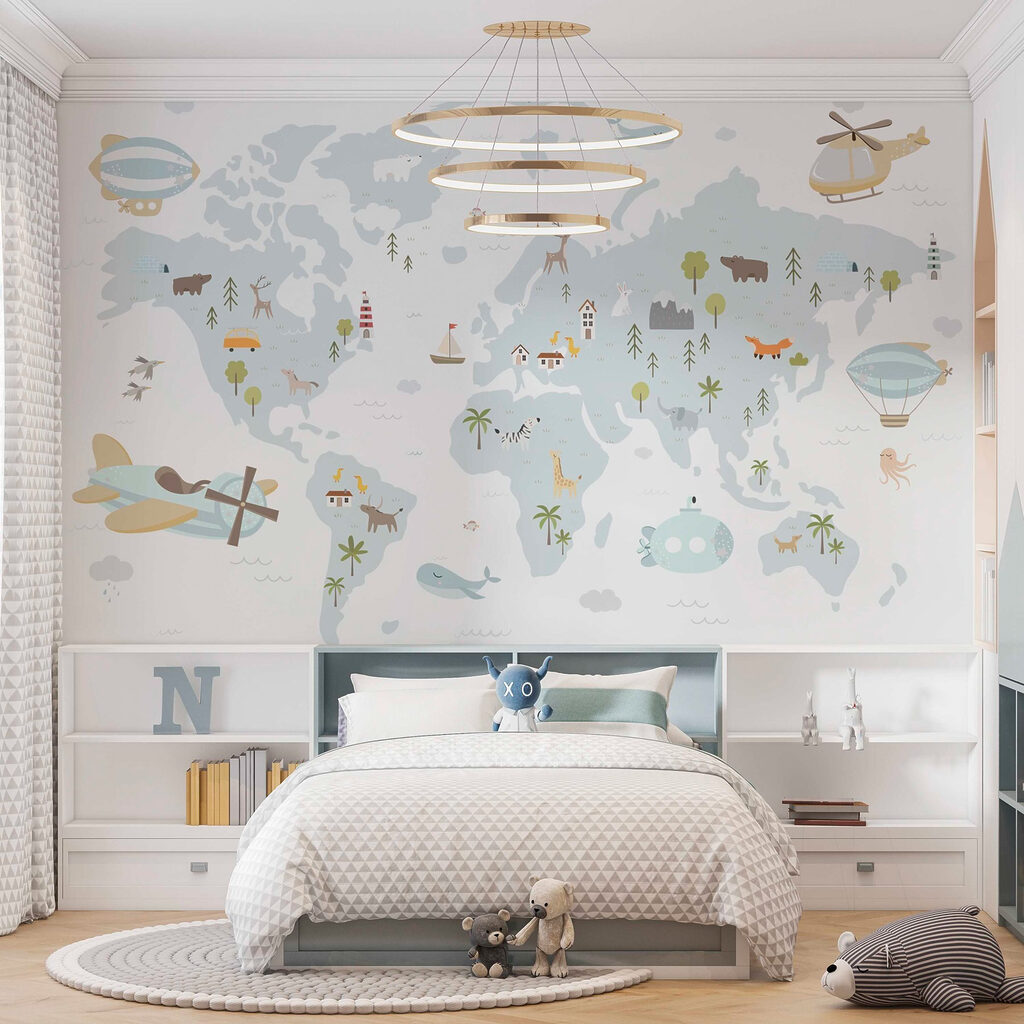Mappa con piccoli viaggiatori — ambiente 1